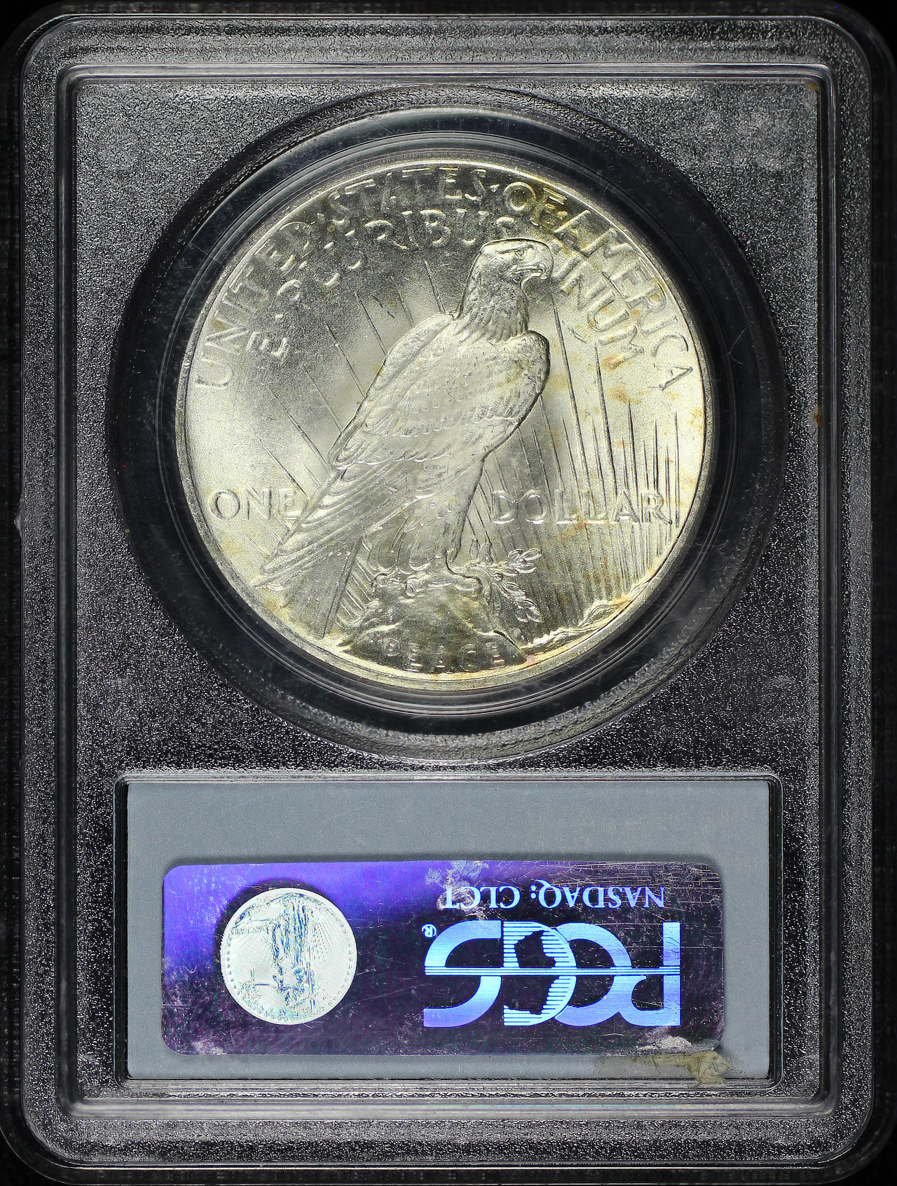 Reverse of this 1925 Peace Dollar PCGS MS-63