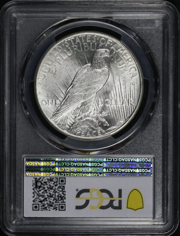 Reverse of this 1926 Peace Dollar PCGS MS-63