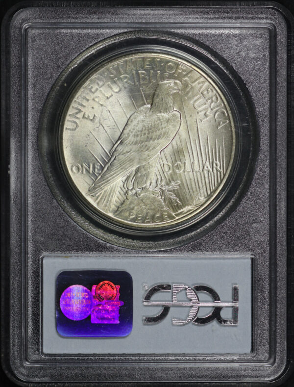 Reverse of this 1926 Peace Dollar PCGS MS-65