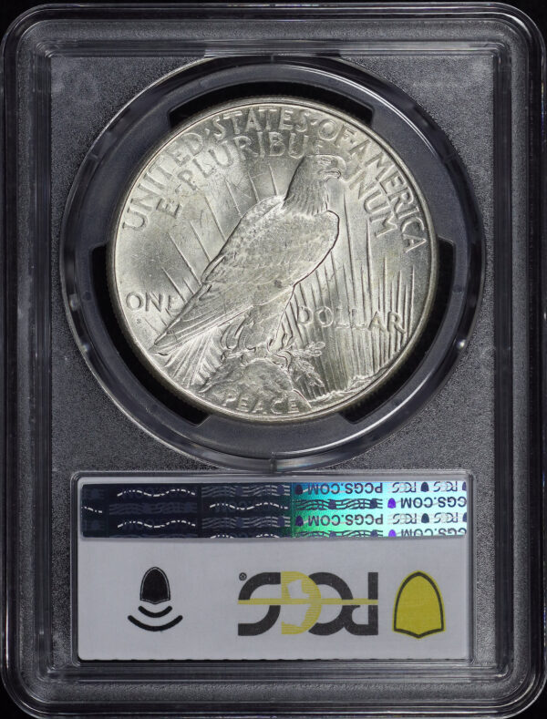Reverse of this 1926-S Peace Dollar PCGS AU-58