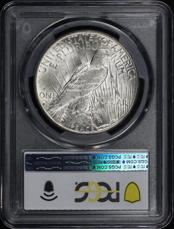 Reverse of this 1926-S Peace Dollar PCGS AU-58