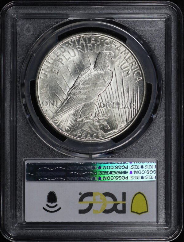 Reverse of this 1926-S Peace Dollar PCGS AU-58
