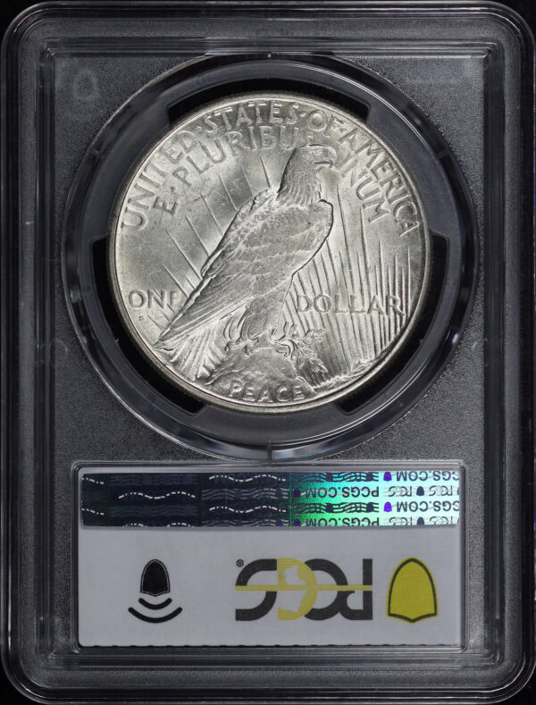 Reverse of this 1926-S Peace Dollar PCGS AU-58