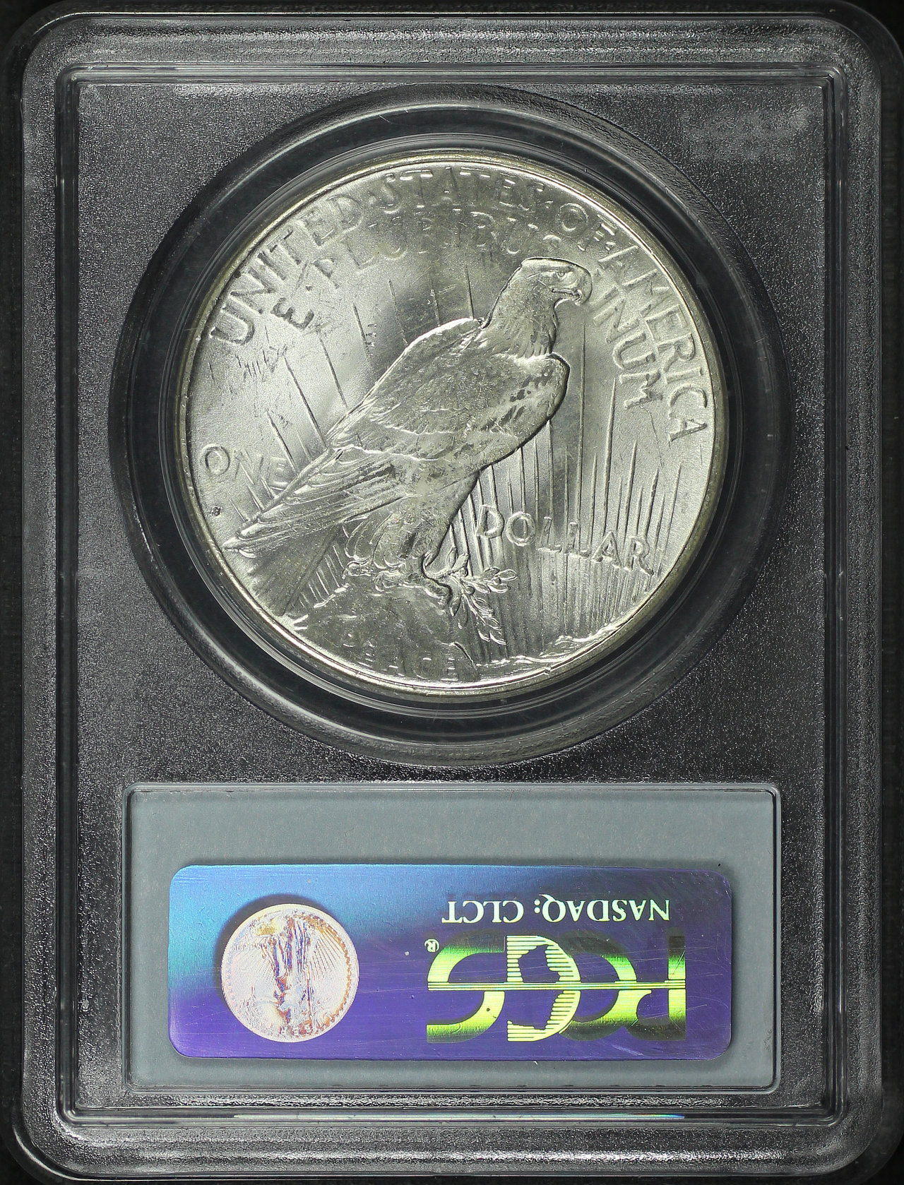 Reverse of this 1927-S Peace Dollar PCGS MS-63