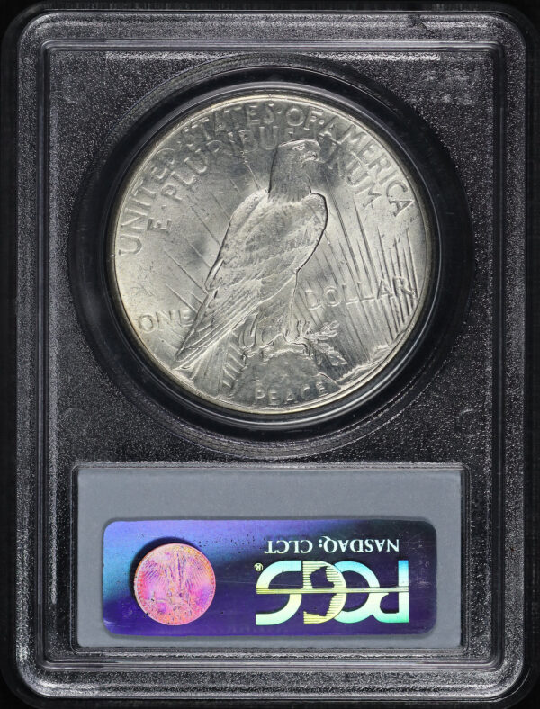 Reverse of this 1928 Peace Dollar PCGS MS-63