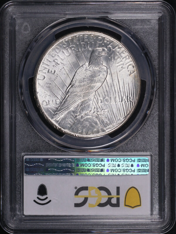 Reverse of this 1928 Peace Dollar PCGS MS-64