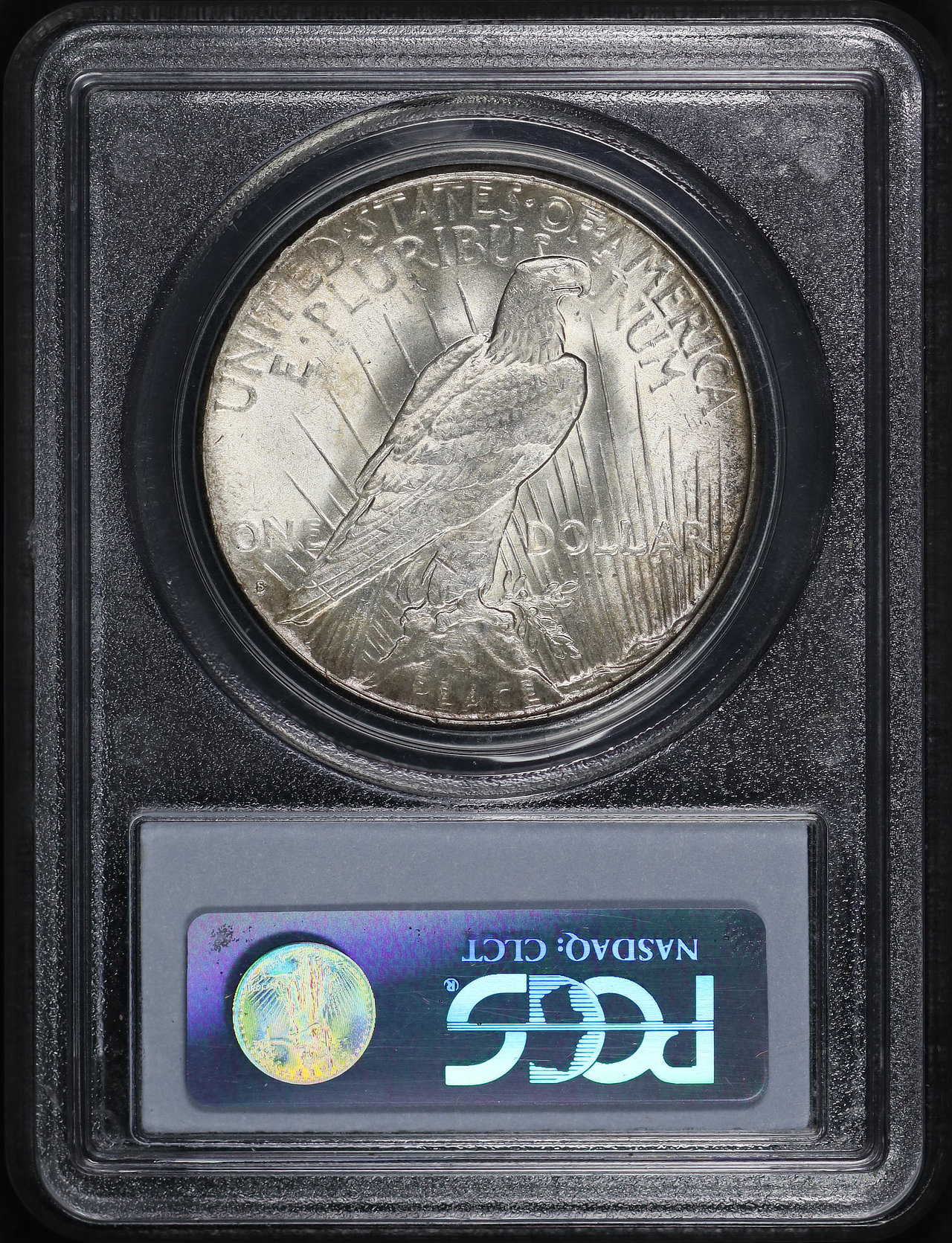 Reverse of this 1928-S Peace Dollar PCGS MS-63