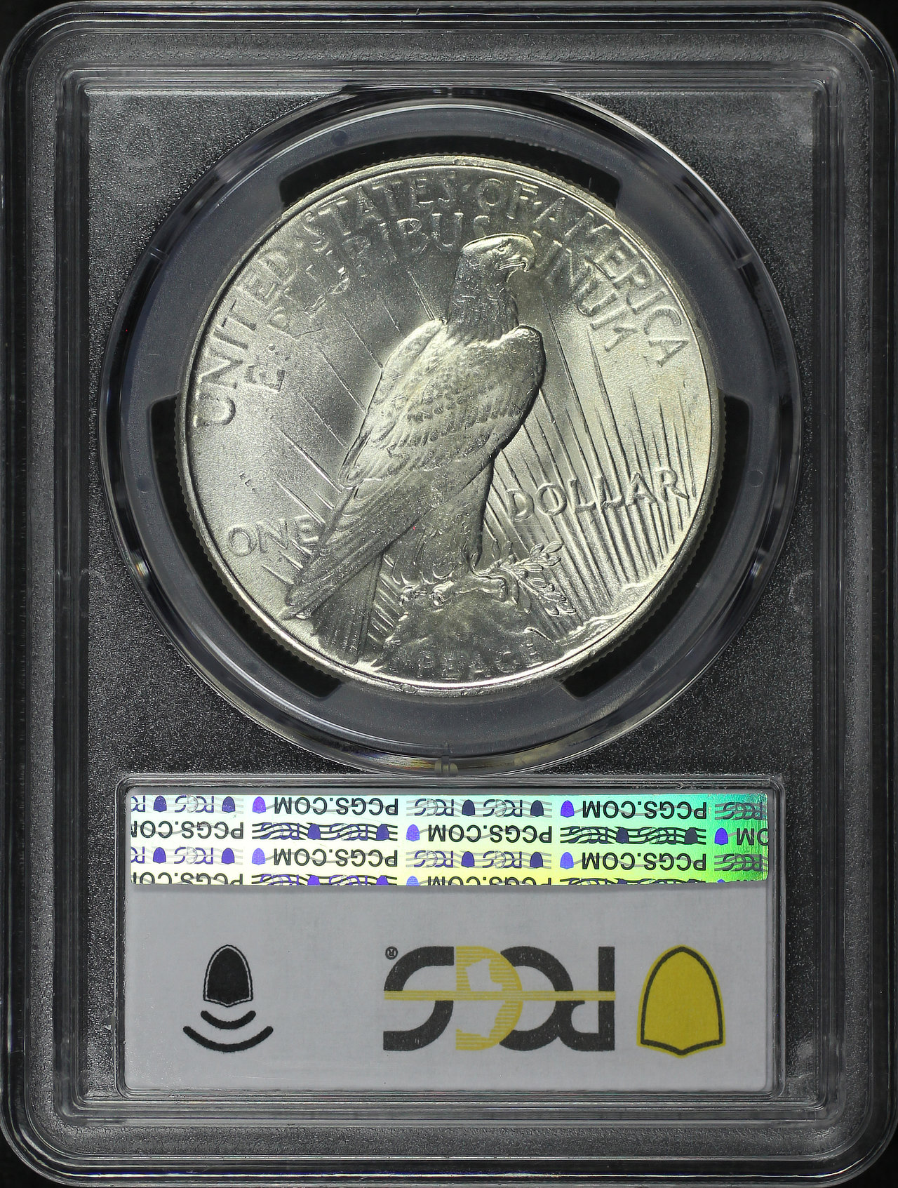 Reverse of this 1934 Peace Dollar PCGS MS-63