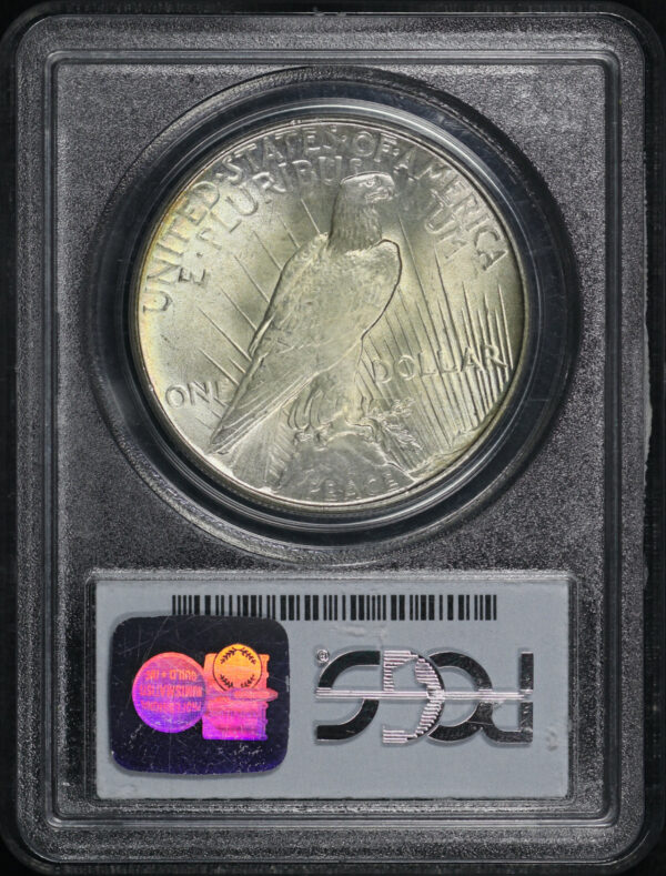 Reverse of this 1934 Peace Dollar PCGS MS-65