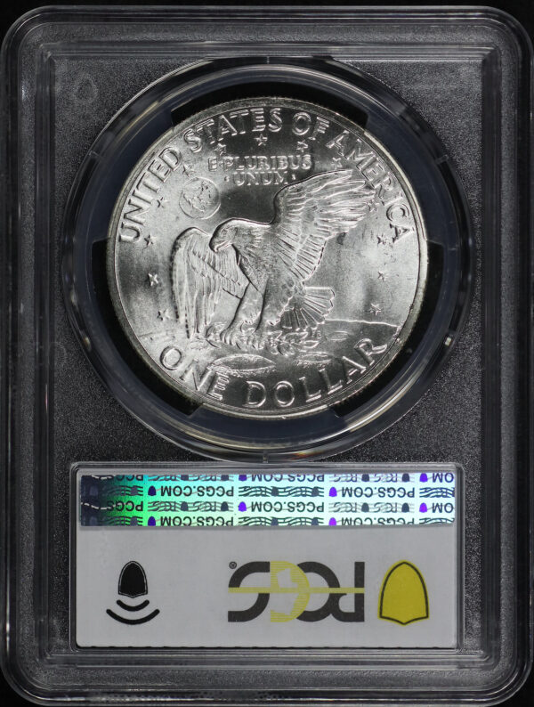 Reverse of this 1971-S Ike Dollar Silver PCGS MS-67