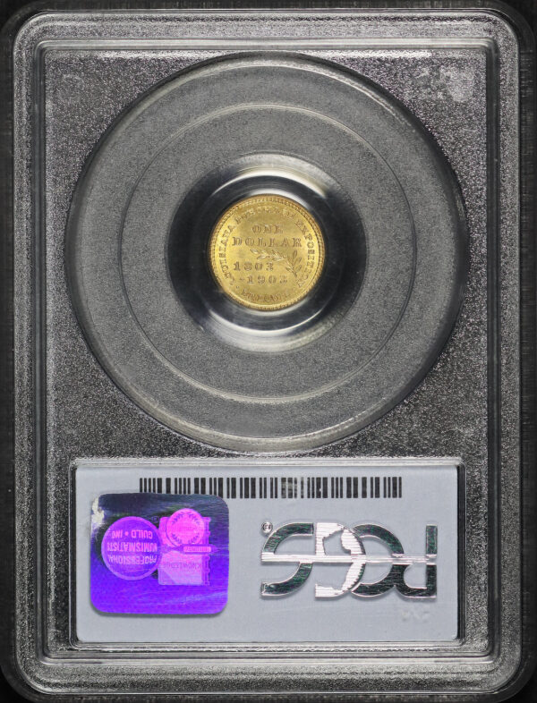 Reverse of this 1903 G$1 LA Purch-McKinley Gold Commemorative PCGS MS-64