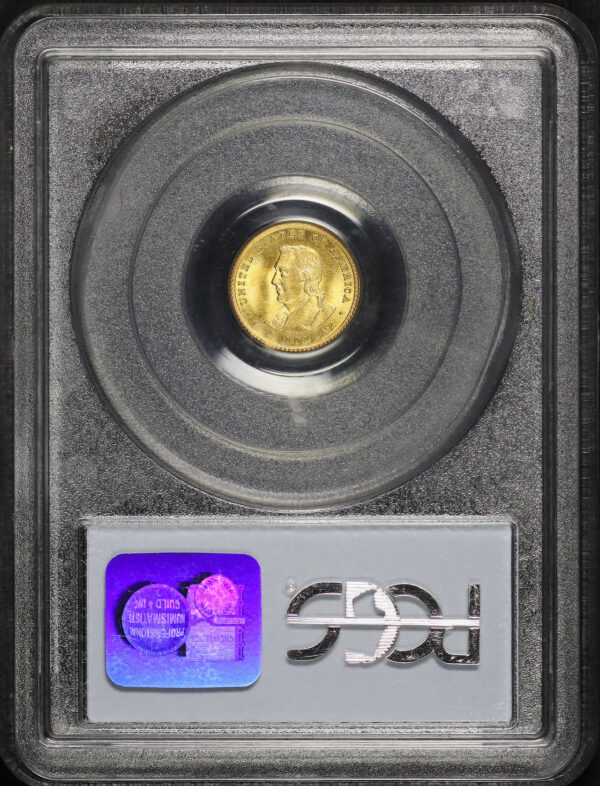 Reverse of this 1904 G$1 Lewis and Clark Gold Commemorative PCGS MS-64