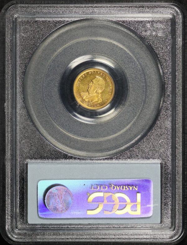Reverse of this 1905 G$1 Lewis and Clark Gold Commemorative PCGS MS-63