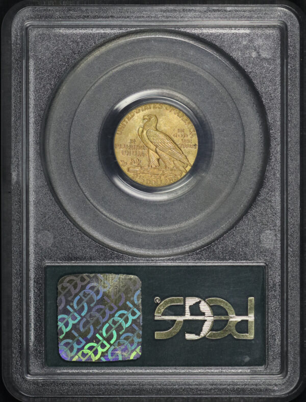 Reverse of this 1927 Indian $2.5 PCGS MS-63