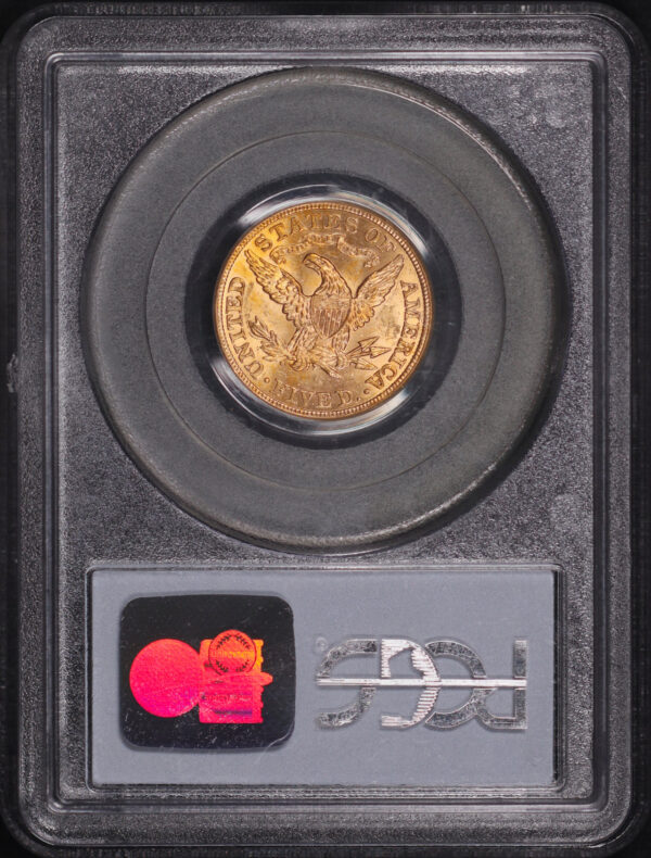 Reverse of this 1902 Liberty Head $5 PCGS MS-63