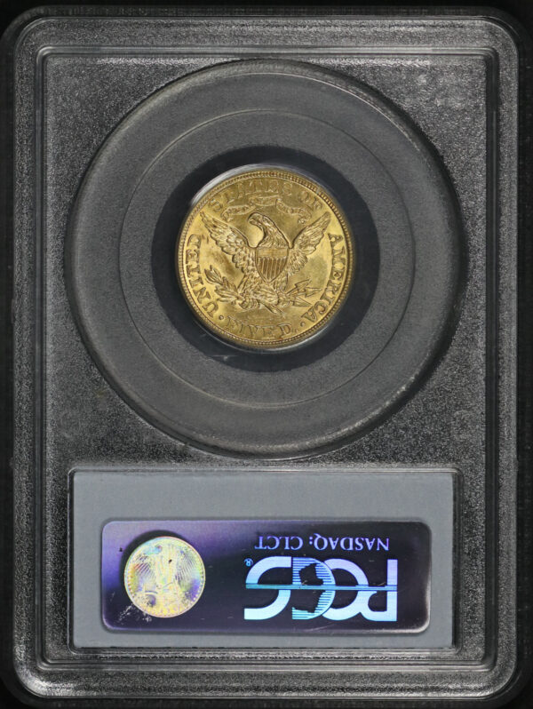 Reverse of this 1903 Liberty Head $5 PCGS MS-63