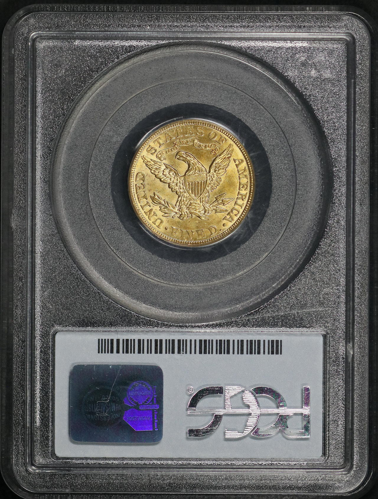 Reverse of this 1904 Liberty Head $5 PCGS MS-62