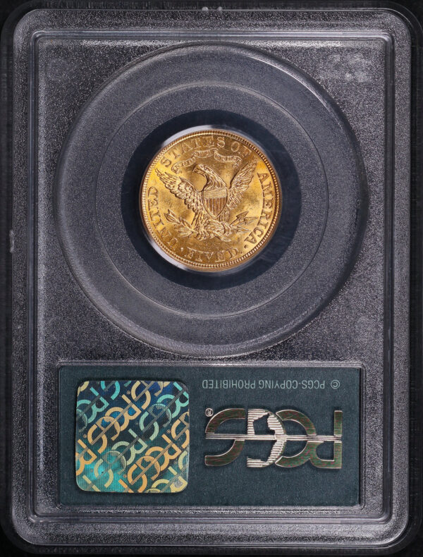 Reverse of this 1906 Liberty Head $5 PCGS MS-61 Old Green Holder