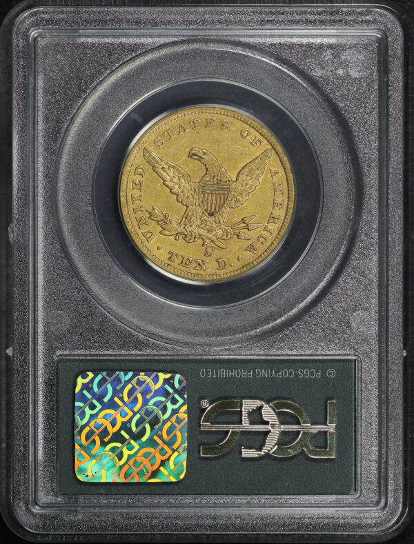 Reverse of this 1856-S Liberty Head $10 PCGS XF-40