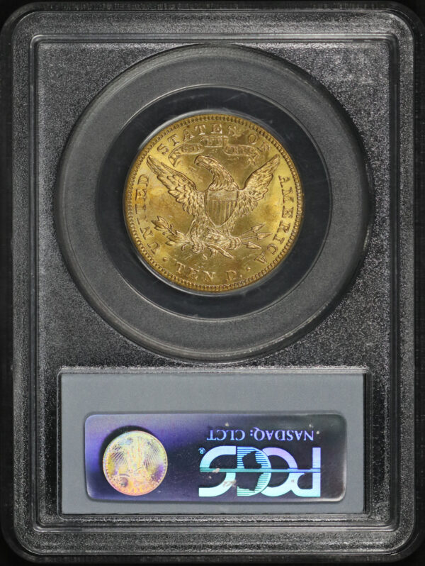 Reverse of this 1901-S Liberty Head $10 PCGS MS-63