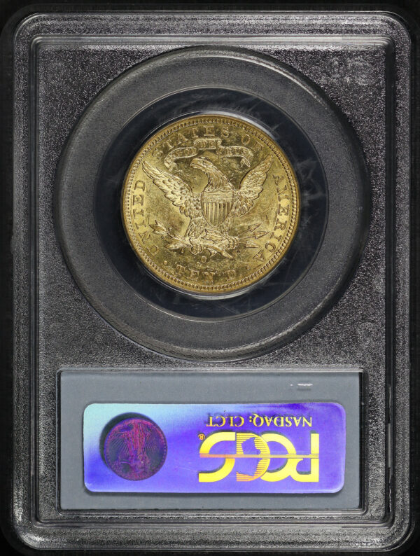 Reverse of this 1903-O Liberty Head $10 PCGS AU-58