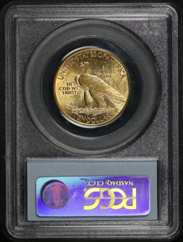 Reverse of this 1910 Indian $10 Motto PCGS AU-58