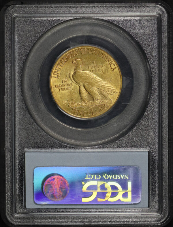 Reverse of this 1913 Indian $10 Motto PCGS AU-50
