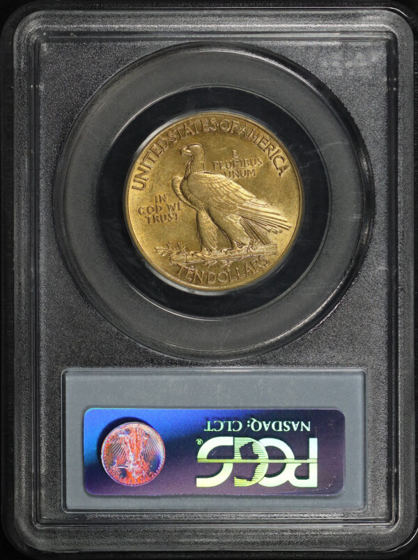 Reverse of this 1913 Indian $10 Motto PCGS AU-55