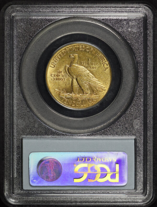 Reverse of this 1914 Indian $10 Motto PCGS AU-55