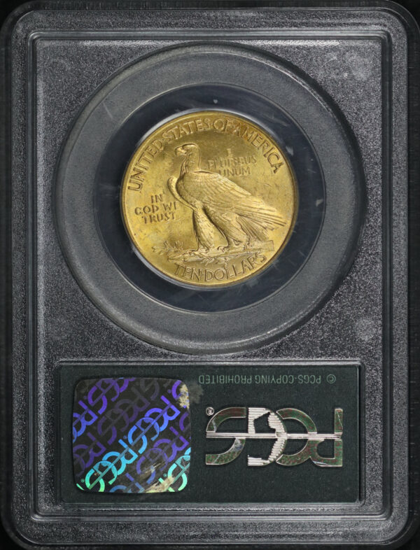 Reverse of this 1926 Indian $10 Motto PCGS MS-63 Old Green Holder