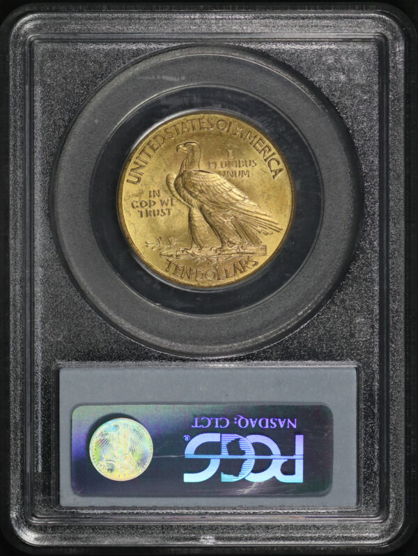 Reverse of this 1932 Indian $10 Motto PCGS MS-63 CAC