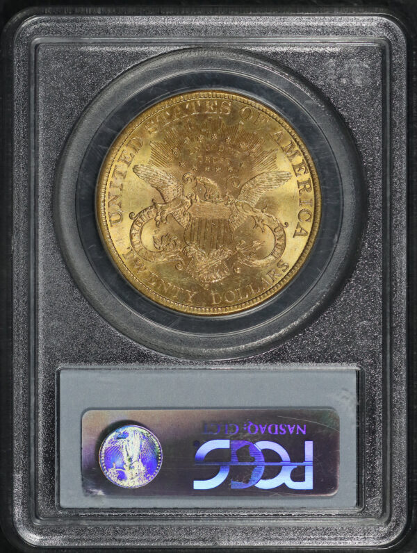 Reverse of this 1898-S Liberty Head $20 Type 3 PCGS MS-63