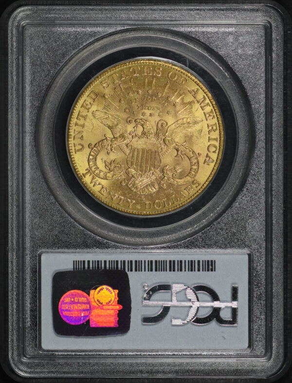 Reverse of this 1903-S Liberty Head $20 Type 3 PCGS MS-62