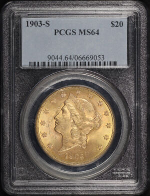 Obverse of this 1903-S Liberty Head $20 Type 3 PCGS MS-64