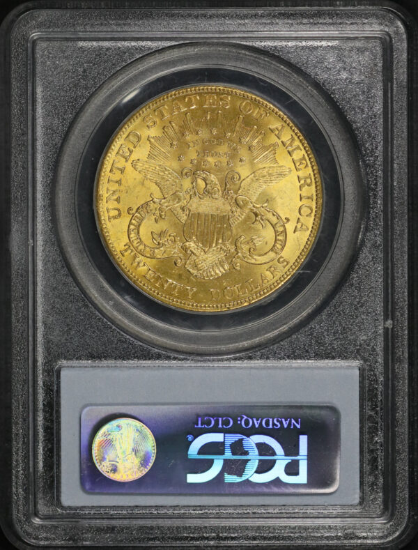 Reverse of this 1904 Liberty Head $20 Type 3 PCGS MS-62