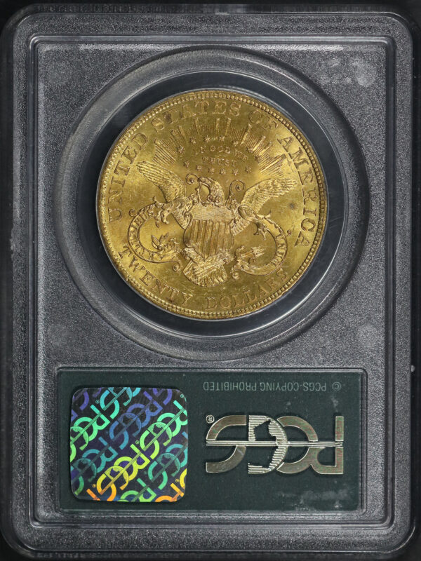 Reverse of this 1904 Liberty Head $20 Type 3 PCGS MS-63