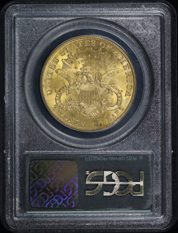 Reverse of this 1904 Liberty Head $20 Type 3 PCGS MS-63