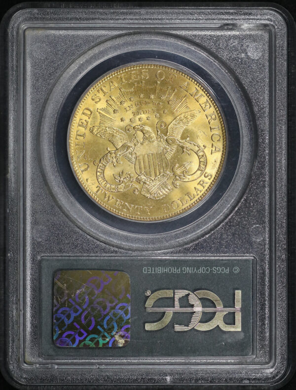 Reverse of this 1904 Liberty Head $20 Type 3 PCGS MS-64