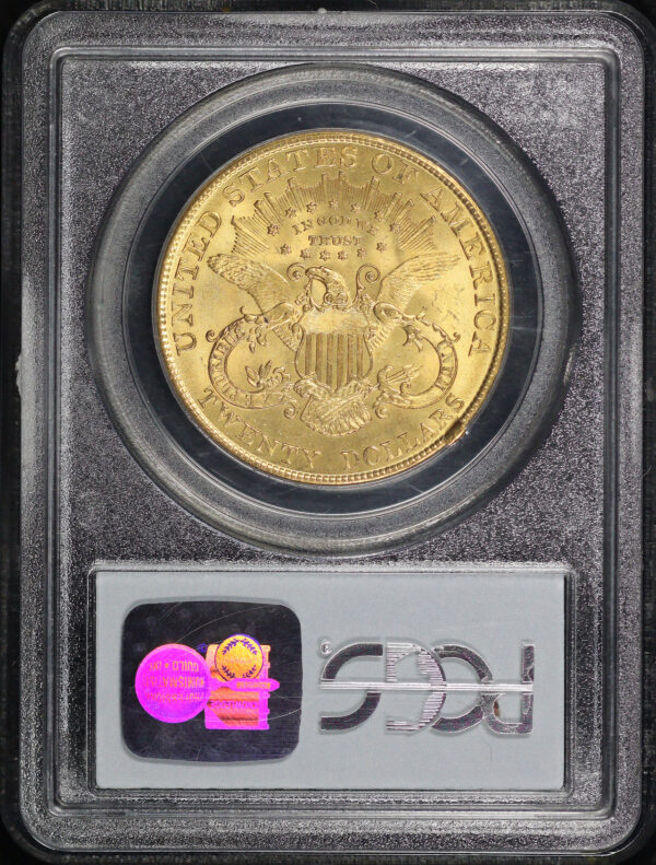 Reverse of this 1904 Liberty Head $20 Type 3 PCGS MS-64