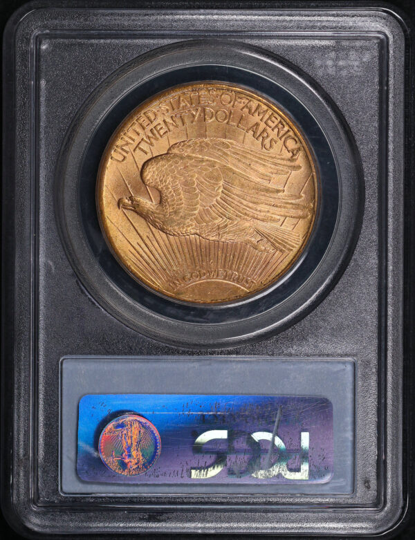 Reverse of this 1910-S St. Gaudens $20 PCGS MS-64