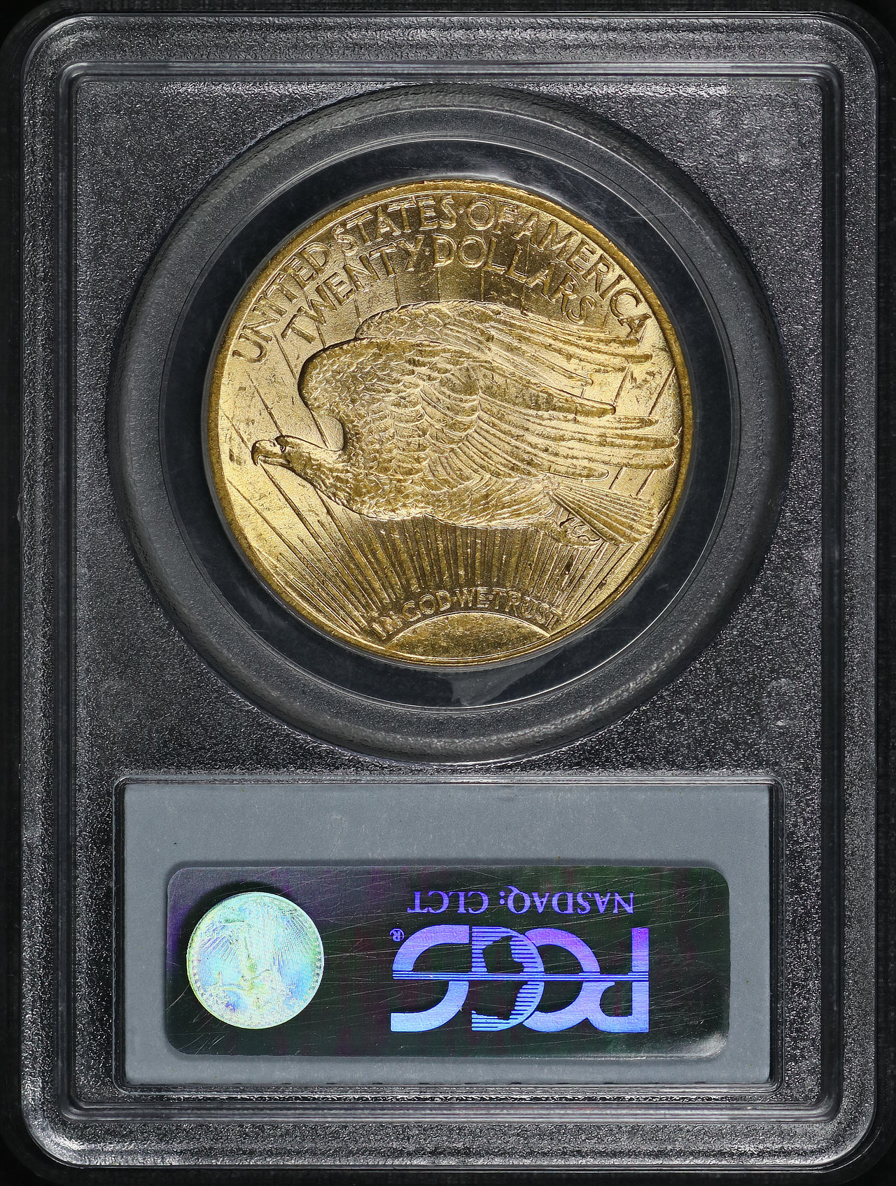 Reverse of this 1911 St. Gaudens $20 PCGS MS-63