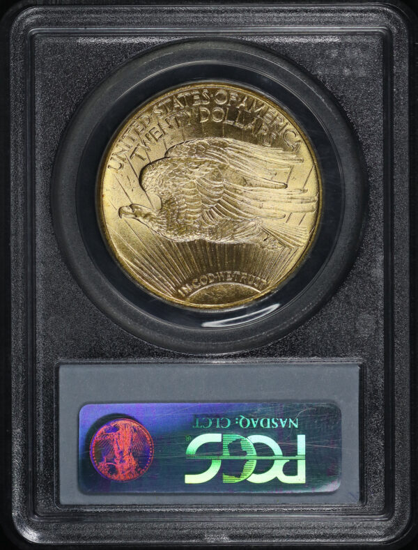 Reverse of this 1911-D St. Gaudens $20 PCGS MS-64
