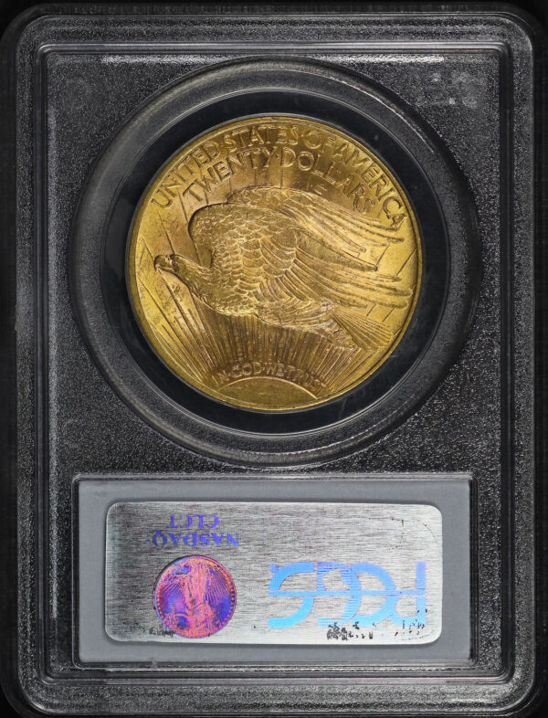 Reverse of this 1912 St. Gaudens $20 PCGS MS-62