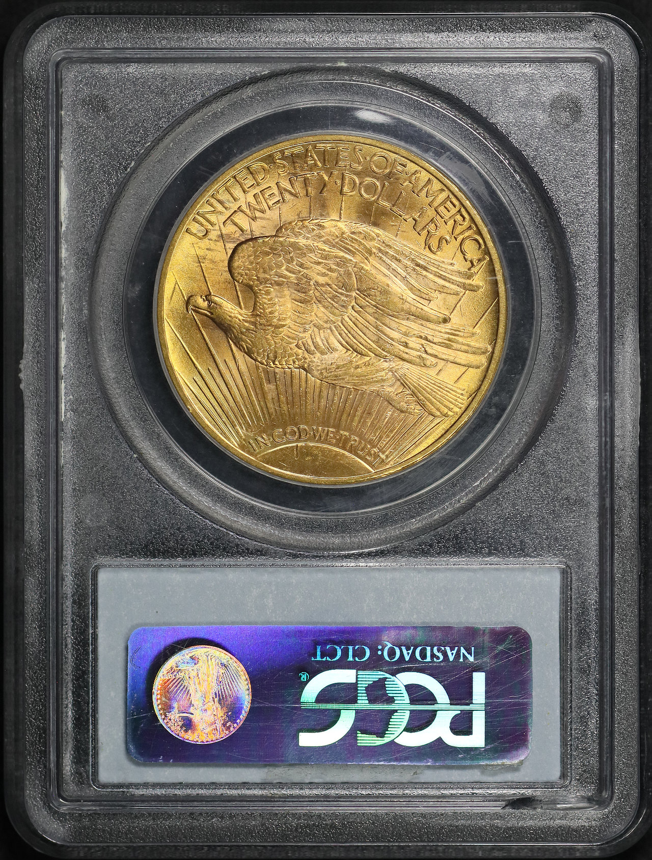 Reverse of this 1912 St. Gaudens $20 PCGS MS-63