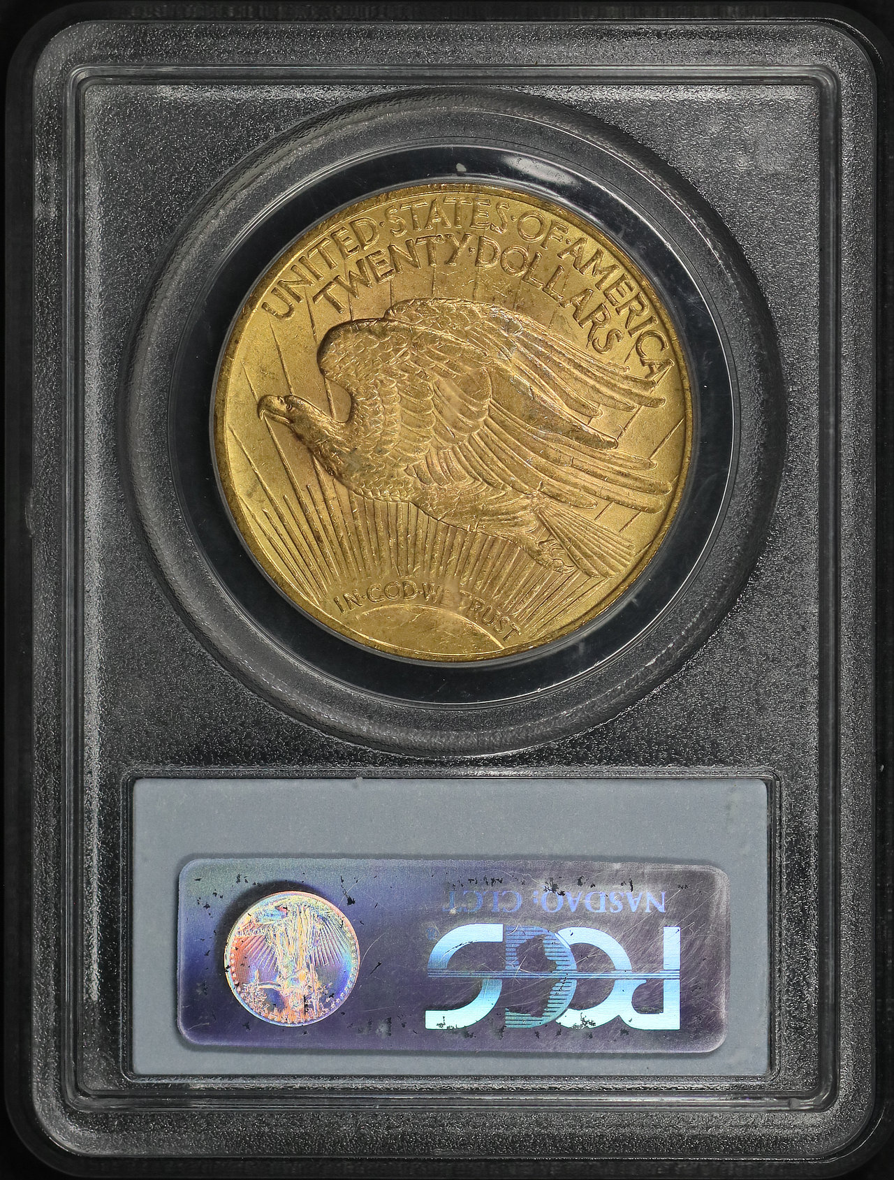 Reverse of this 1912 St. Gaudens $20 PCGS MS-64