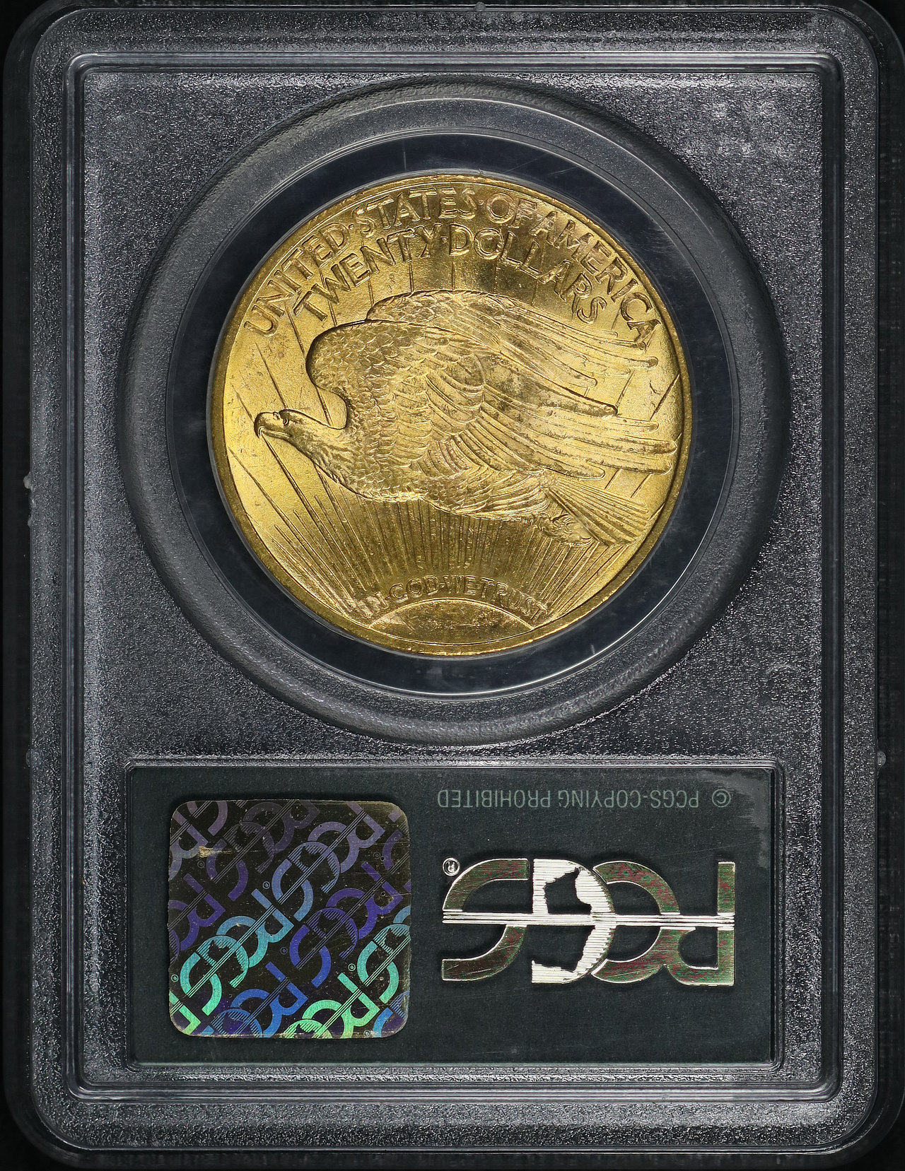 Reverse of this 1914-S St. Gaudens $20 PCGS MS-63