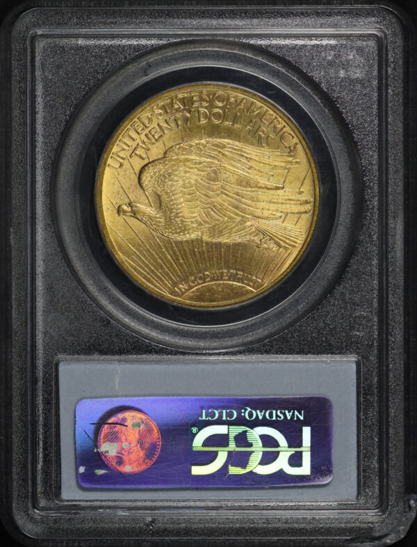 Reverse of this 1914-S St. Gaudens $20 PCGS MS-65