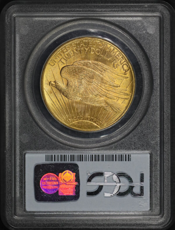 Reverse of this 1915-S St. Gaudens $20 PCGS MS-64
