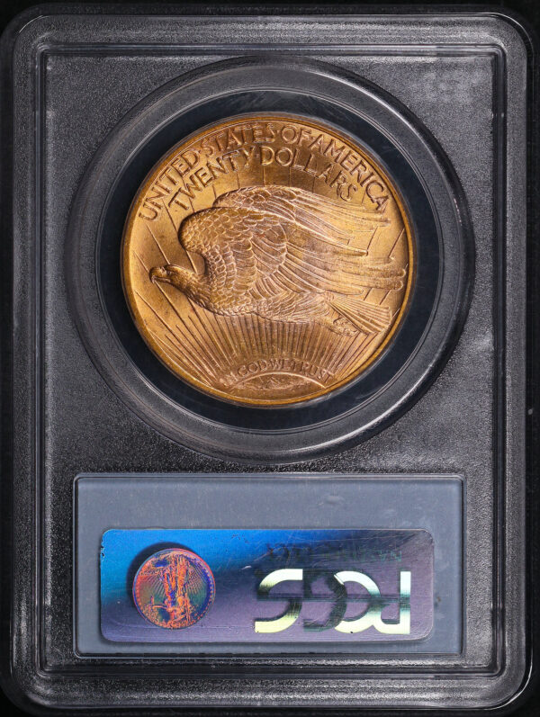 Reverse of this 1922 St. Gaudens $20 PCGS MS-63
