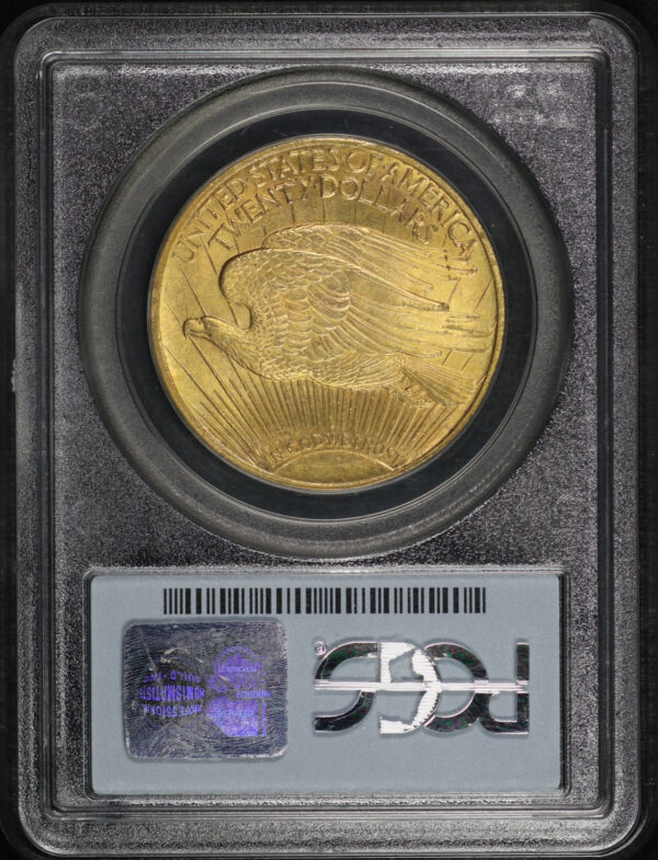 Reverse of this 1924 St. Gaudens $20 PCGS MS-63